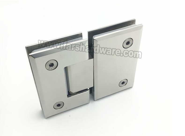 Glass To Glass Shower Hinge Made of Stainless Steel 