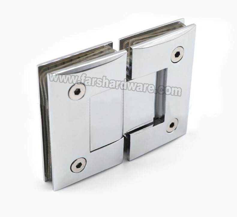 Glass To Glass Shower Hinge Made of Brass 